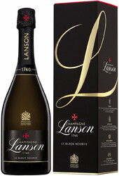 Шампанское Lanson, Le Black Reserve Brut, gift box