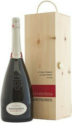Игристое вино Bortolomiol, "Bandarossa" Extra Dry Millesimato, Valdobbiadene Prosecco Superiore DOCG, wooden box, 1.5 л