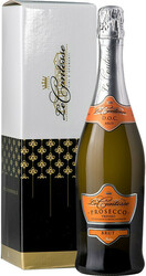 Игристое вино Le Contesse, Prosecco Brut, Treviso DOC, gift box