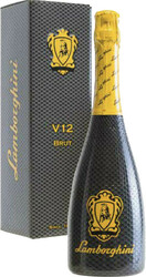 Игристое вино "Lamborghini" Pinot-Chardonnay Brut, gift box, 1.5 л