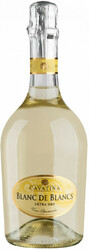 Игристое вино "Cavatina" Blanc de Blancs Extra Dry, bottle "Atmosphere"