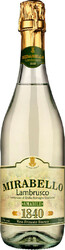 Игристое вино Chiarli 1860, "Mirabello" Bianco, Lambrusco di Emilia-Romagna IGT