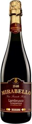 Игристое вино Chiarli 1860, "Mirabello", Lambrusco Grasparossa di Castelvetro DOC