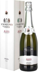 Игристое вино Abbazia, "Fiorino d'Oro" Asti Spumante Dolce DOCG, gift box