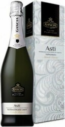 Игристое вино Gancia Cuvee Platinum Asti DOCG gift box