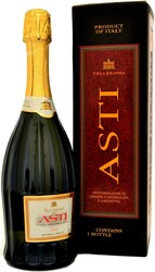 Игристое вино "Villa Jolanda" Asti DOCG, gift box, 1.5 л