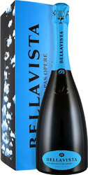 Игристое вино Bellavista. Franciacorta Gran Cuvee "Pas Opere". gift box
