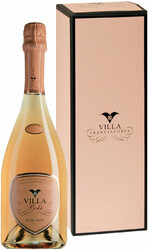 Игристое вино Villa Franciacorta. "Boke" Rose Brut. Franciacorta DOCG. gift box