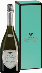 Игристое вино Villa Franciacorta. "Mon Saten" Brut. Franciacorta DOCG. gift box