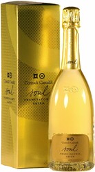Игристое вино Contadi Castaldi. Franciacorta "Soul Saten". gift box