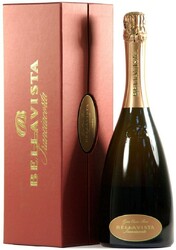 Игристое вино Bellavista. Franciacorta Gran Cuvee Rose. gift box