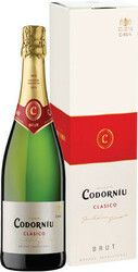 Игристое вино "Codorniu" Clasico Brut, gift box