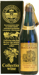 Массандра, "Коллекционное вино" Портвейн белый "Крымский", 1996, в подарочной коробке