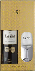 Херес Lustau, "La Ina" Fino Sherry, gift box with glass