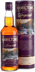 Виски "Hamiltons" Speyside Single Malt, in tube, 0.7 л