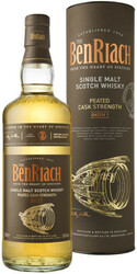 Виски Benriach, Peated Cask Strength, Batch 1, in tube, 0.7 л