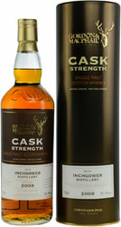 Виски Gordon & MacPhail, "Cask Strength" Inchgower, 2009, in tube, 0.7 л