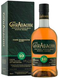 Виски "GlenAllachie" 10 Years Old Cask Strength (57,1%), gift box, 0.7 л
