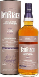 Виски Benriach, "Cask Bottling" Moscatel Cask 10 Years (cask #8731), 2007, in tube, 0.7 л