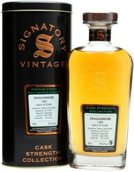 Виски Signatory Vintage, "Cask Strength Collection" Cragganmore 26 Years Old, 1985, metal tube, 0.7 л