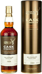 Виски Gordon & MacPhail, "Cask Strength" Miltonduff, 1994, in tube, 0.7 л