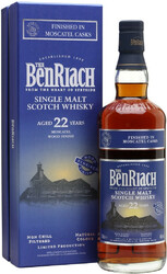 Виски "Benriach" Moscatel Finish 22 Years Old, gift box, 0.7 л
