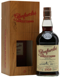 Виски Glenfarclas 1959 "Family Casks" (55,2%), in wooden box, 0.7 л