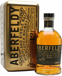 Виски Aberfeldy 12 Years Old, metal box, 0.7 л