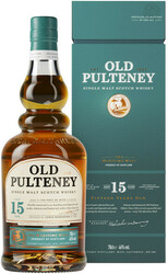 Виски "Old Pulteney" 15 Years Old, gift box, 0.7 л