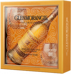 Виски "Glenmorangie" The Original, with 2 glasses in gift box, 0.7 л