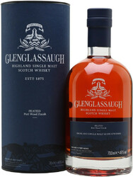 Виски "Glenglassaugh" Peated, Port Wood Finish, in tube, 0.7 л