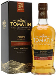 Виски Tomatin, "Limited Edition" Caribbean Rum, 2009, gift box, 0.7 л