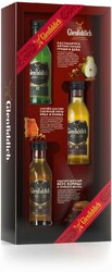 Виски Glenfiddich, gift set with 3 miniature bottles (12 YO, 15 YO, 18 YO), 50 мл