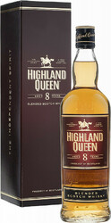 Виски "Highland Queen" 8 Years Old, gift box, 0.7 л