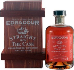 Виски Edradour 12 years, Port Wood Finish, 2001, gift box, 0.5 л