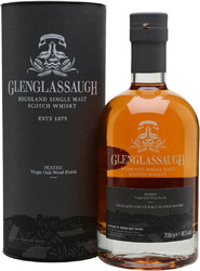 Виски "Glenglassaugh" Peated, Virgin Oak Wood Finish, in tube, 0.7 л