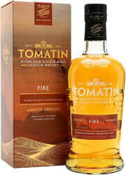 Виски Tomatin, "Fire", gift box, 0.7 л