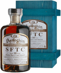 Виски "Ballechin" SFTC Sherry Cask 10 Years Old (#183), 2009, gift box, 0.5 л