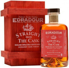 Виски "Edradour" 11 Years Old, Burgundy Cask Matured, 2006, wooden box, 0.5 л