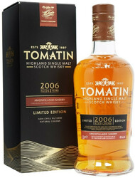 Виски Tomatin, "Limited Edition" Amontillado Sherry, 2006, gift box, 0.7 л