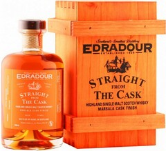 Виски Edradour, Marsala Cask Finish, 13 years, 2002, gift box, 0.5 л