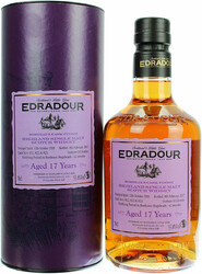 Виски "Edradour" 17 Years Old, Bordeaux Cask Finish, 1999, in tube, 0.7 л