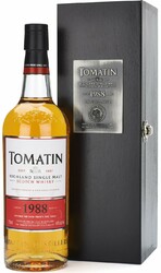 Виски Tomatin, 1988, wooden box, 0.7 л