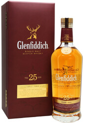 Виски Glenfiddich 25 Years Old, Rare Oak, gift box, 0.7 л