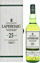 Виски "Laphroaig" 25 Years Old (48,9%), gift box, 0.7 л