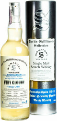 Виски Signatory Vintage, "The Un-Chillfiltered Collection" Bunnahabhain Moine Very Cloudy 6 Years, 2011, metal tube, 0.7 л