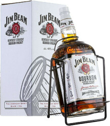 Виски "Jim Beam", with Pouring Stand, gift box, 3 л
