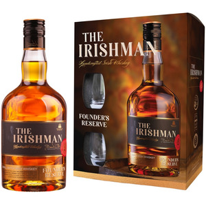Набор "The Irishman" Founder's Reserve, gift set with 2 glasses