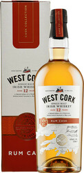 Виски "West Cork" Rum Cask 12 Years, gift box, 0.7 л