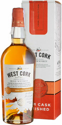 Виски "West Cork" Small Batch Rum Cask, gift box, 0.7 л